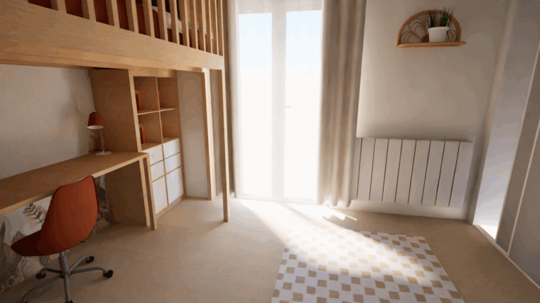Chambre enfant lumineuse